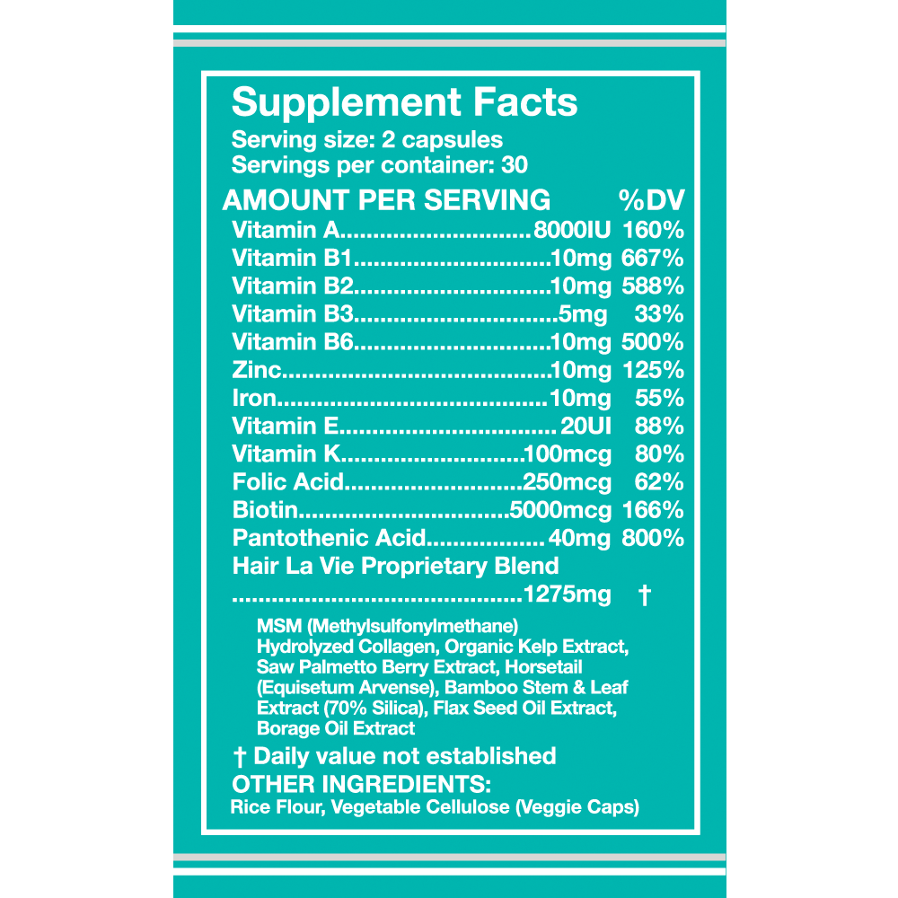 Revitalizing Hair Blend Hair La Vie